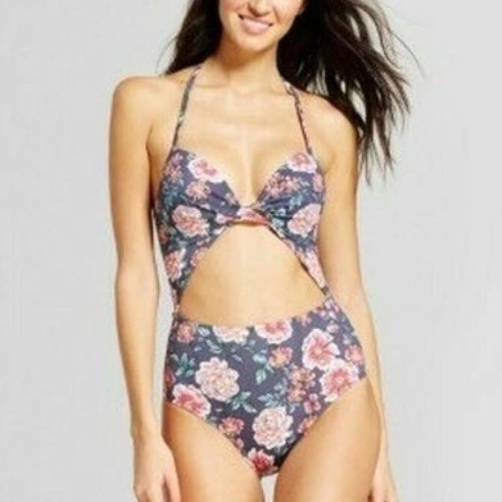 Shade and Shore Floral One-Piece Swimsuit 34B